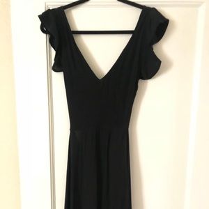 For love and lemons black mini dress